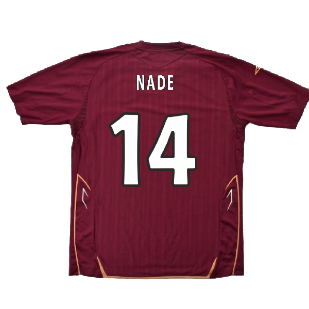 Hearts 2007-08 Home Shirt ((Very Good) M) (Nade 14)_2
