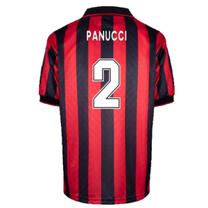 AC Milan 1996-97 Retro Home Shirt (M) (Panucci 2) (Excellent)_1