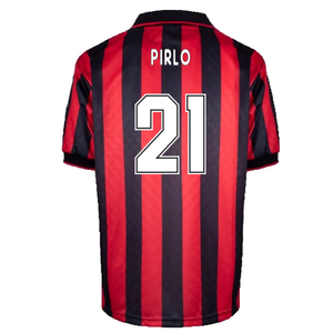 AC Milan 1996-97 Retro Home Shirt (M) (PIRLO 21) (Excellent)_1