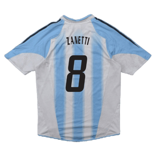 Argentina 2004-05 Home Shirt (XL) (Good) (Zanetti 8)_1