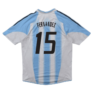 Argentina 2004-06 Home Shirt (S) (Good) (Fernandez 15)_1