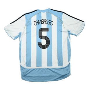 Argentina 2006-2007 Home Shirt (Good) (Cambiasso 5)_1