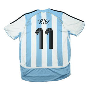 Argentina 2006-2007 Home Shirt (Good) (Tevez 11)_1