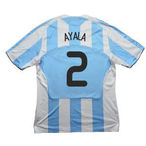 Argentina 2008-09 Home Shirt (L) (Good) (Ayala 2)_1