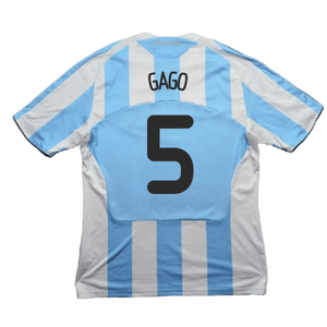 Argentina 2008-09 Home Shirt (S) (Very Good) (Gago 5)_1