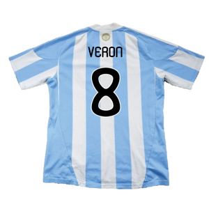 Argentina 2010-11 Home (L) (Excellent) (Veron 8)_1