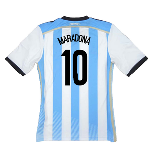 Argentina 2014-15 Home Shirt (XL) (Very Good) (Maradona 10)_1