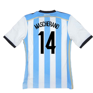 Argentina 2014-15 Home Shirt (L) (Mint) (Mascherano 14)_1