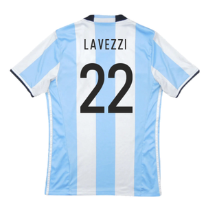 Argentina 2016-17 Home Shirt (Excellent) (Lavezzi 22)_1