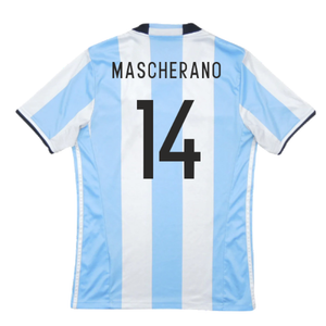 Argentina 2016-17 Home Shirt (Excellent) (Mascherano 14)_1