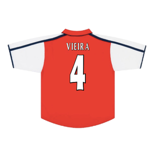 Arsenal 2000-02 Home Shirt (S) (Very Good) (Vieira 4)_1