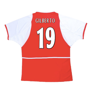 Arsenal 2002-04 Home Shirt (XL) (Very Good) (Gilberto 19)_1