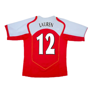 Arsenal 2004-05 Home Shirt (L) (Very Good) (Lauren 12)_1