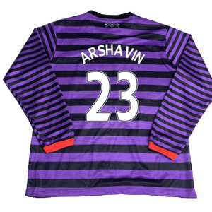 Arsenal 2012-13 Away Long Sleeve Shirt (M) (Good) (Arshavin 23)_1