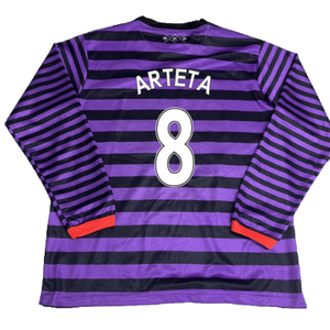 Arsenal 2012-13 Away Long Sleeve Shirt (M) (Good) (Arteta 8)_1