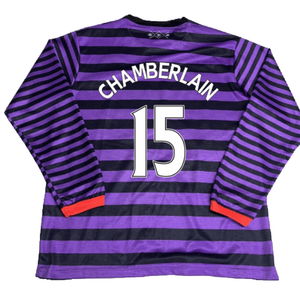 Arsenal 2012-13 Away Long Sleeve Shirt (M) (Good) (Chamberlain 15)_1