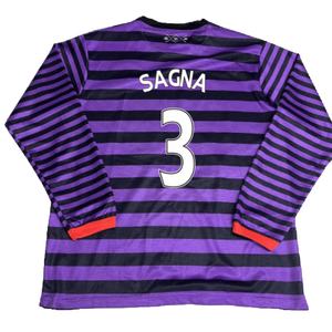 Arsenal 2012-13 Away Long Sleeve Shirt (M) (Good) (Sagna 3)_1