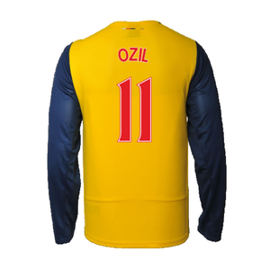 Arsenal 2014-15 Away Long Sleeve Shirt (L) (Ozil 11) (Excellent)_1