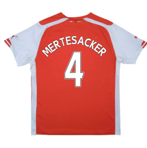 Arsenal 2014-15 Home Shirt (L) (Mertesacker 4) (Very Good)_1