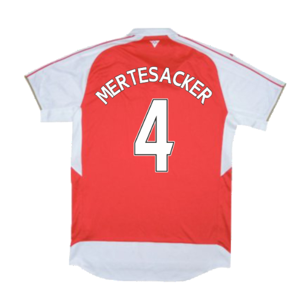 Arsenal 2015-16 Home Shirt (M) (Mertesacker 4) (Very Good)_1