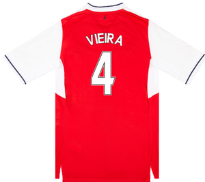 Arsenal 2016-17 Home Shirt (L) (Vieira 4) (Excellent)_1