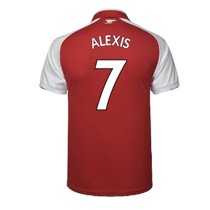 Arsenal 2017-18 Home Shirt (Very Good) (Alexis 7)_1