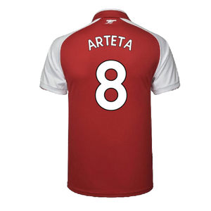 Arsenal 2017-18 Home Shirt (M) (Excellent) (Arteta 8)_1