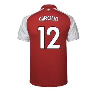 Arsenal 2017-18 Home Shirt (Very Good) (Giroud 12)_1