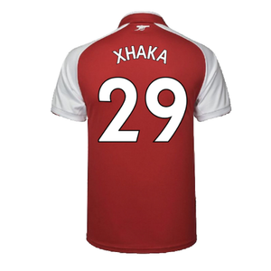 Arsenal 2017-18 Home Shirt (M) (Excellent) (Xhaka 29)_1