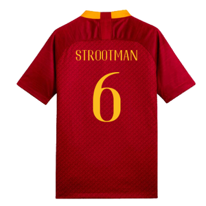 AS Roma 2018-19 Home Shirt (Mint) (Strootman 6)_1