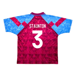 Aston Villa 1990-92 Home Shirt (XL) (Very Good) (Staunton 3)_1