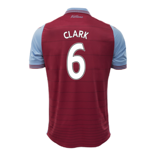 Aston Villa 2015-16 Home Shirt (XL) (Very Good) (Clark 6)_1