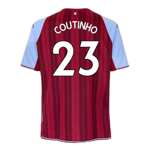 Aston Villa 2021-22 Home Shirt (M) (Coutinho 23) (Excellent)_1