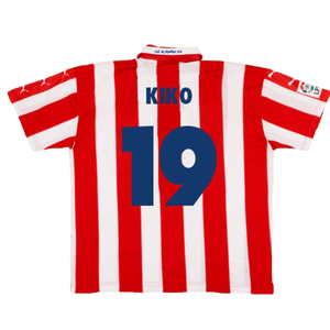 Atletico Madrid 1997-1998 Home Shirt (M) (Excellent) (Kiko 19)_1