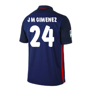 Atletico Madrid 2015-16 Away Shirt (XLB) (Excellent) (J M Gimenez 24)_1