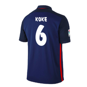 Atletico Madrid 2015-16 Away Shirt (XLB) (Excellent) (Koke 6)_1