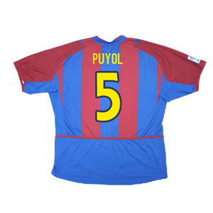 Barcelona 2002-2003 Home Shirt (XL) (Excellent) (Puyol 5)_1