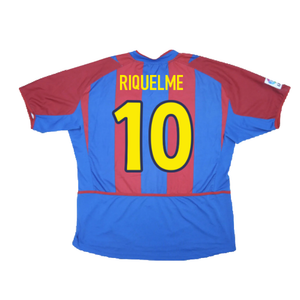 Barcelona 2002-2003 Home Shirt (XL) (Excellent) (Riquelme 10)_1