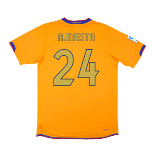 Barcelona 2006-07 Away Shirt (Excellent) (A.Iniesta 24)_1