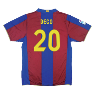 Barcelona 2007-08 Home Shirt (S) (Excellent) (Deco 20)_1