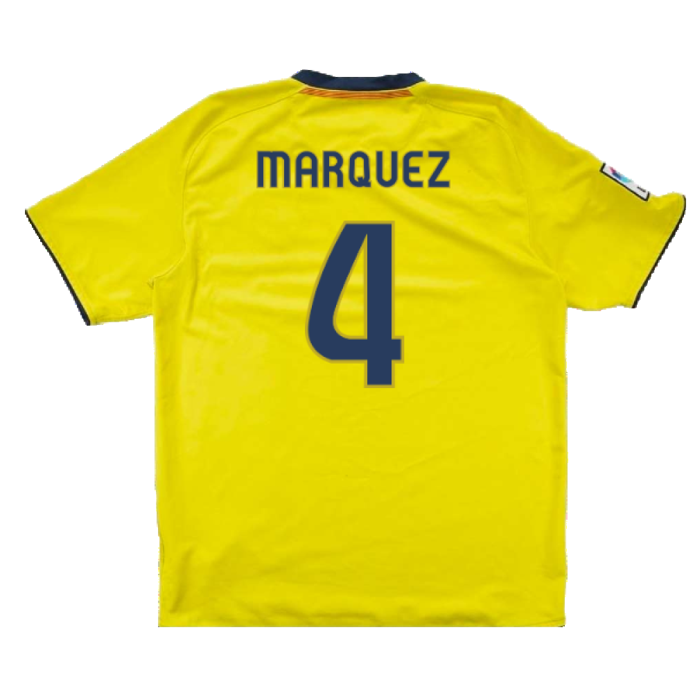 Camiseta retro FC Barcelona 2008-2009 Amarillo marquez dorsal