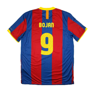 Barcelona 2010-11 Home Shirt (L) (Very Good) (Bojan 9)_1