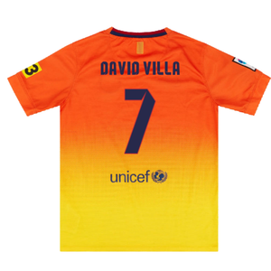 Barcelona 2012-13 Away Shirt (L) (Very Good) (David Villa 7)_1