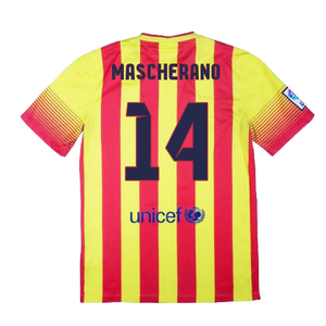 Barcelona 2013-14 Away Shirt (S) (Excellent) (Mascherano 14)_1