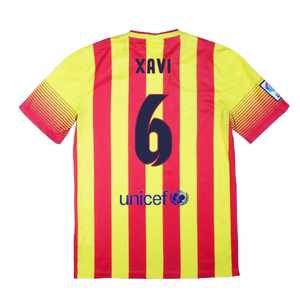 Barcelona 2013-14 Away Shirt (Very Good) (Xavi 6)_1