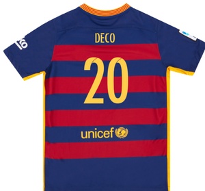 Barcelona 2015-16 Home Shirt (2XL) (Mint) (Deco 20)_1