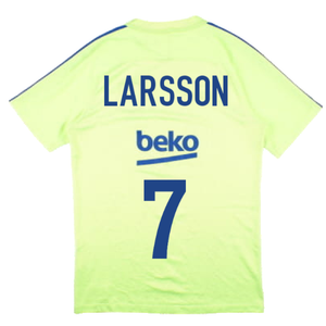 Barcelona 2016-17 Nike Training Shirt (S) (Larsson 7) (Good)_1