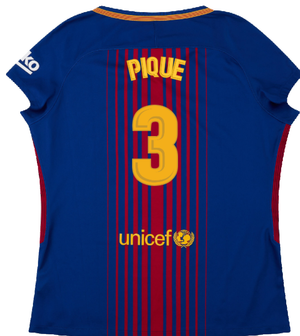 Barcelona 2017-18 Home Shirt (Womens) (XL) (Mint) (Pique 3)_1