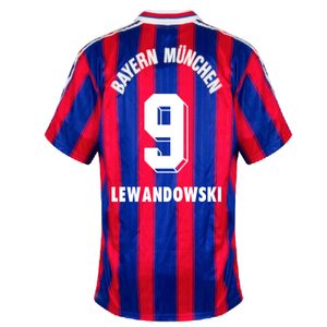 Bayern Munich 1995-97 Home Shirt (2XL) (Excellent) (LEWANDOWSKI 9)_1