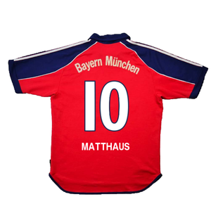 Bayern Munich 1999-01 Home Shirt (Excellent) (Matthaus 10)_1